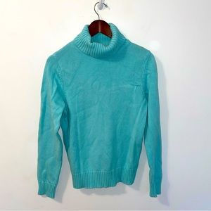 Size M Croft and borrow mint green turtle neck sweater